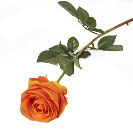 Искусственные цветы "Роза экспрессия", 2578189, оранжевый, 66 см