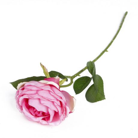 Искусственные цветы "Роза Пьяно", 3794256, розовый, 45 см
