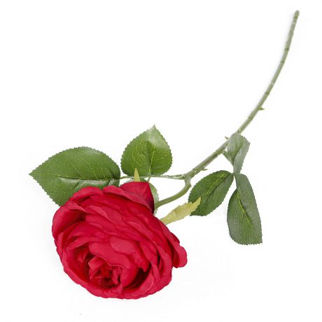 Искусственные цветы "Роза Пьяно", 3794255, красный, 45 см