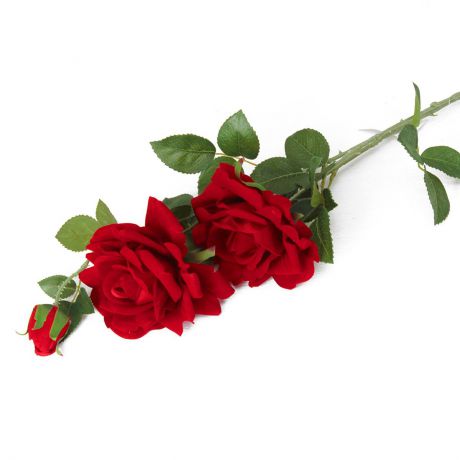 Искусственные цветы "Роза Прованс", 2803724, бордовый, 100 см
