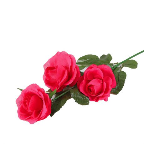 Искусственные цветы "Роза Жанна", 2578227, малиновый, 61 см