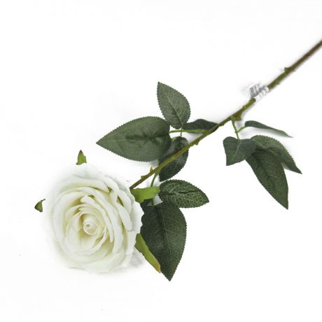 Искусственные цветы "Роза Ариозо", 3110194, белый, 70 см