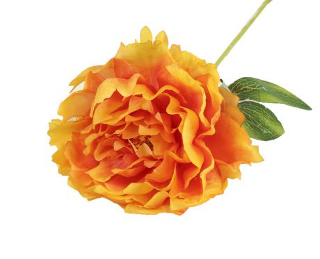 Искусственные цветы "Пионус", 1840906, оранжевый, 55 см