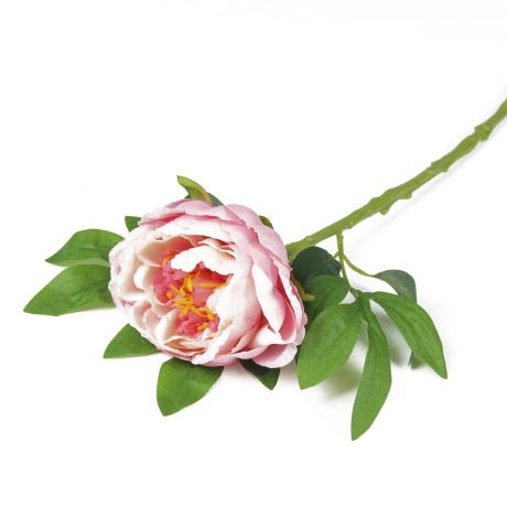 Искусственные цветы "Пион", 2803017, розовый, 53 см