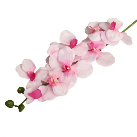 Искусственные цветы "Орхидея Сандера", 2337936, розовый, 90 см