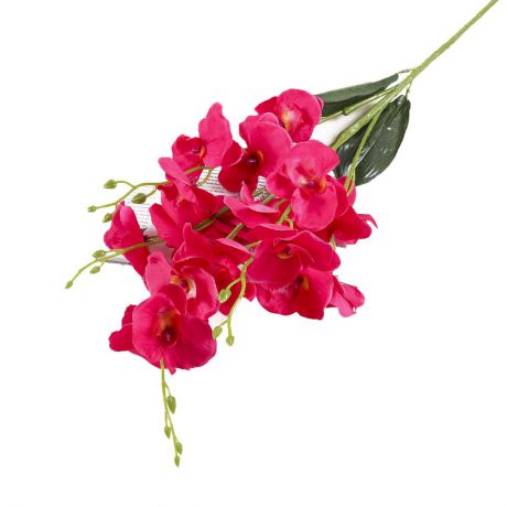 Искусственные цветы "Орхидея кустовая", 3562520, малиновый, 75 см