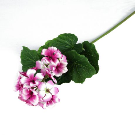 Искусственные цветы "Герань", 3543990, сиреневый, 54 см