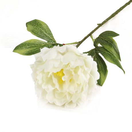Искусственные цветы "Георгин Фин", 1840909, белый, 57 см