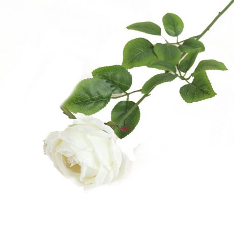 Искусственные цветы "Роза Heritage", 2248790, белый, 67 см