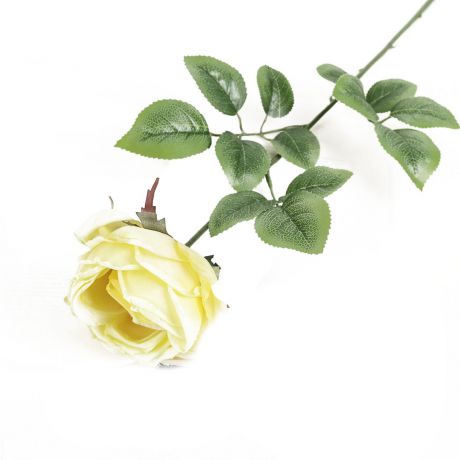 Искусственные цветы "Роза Heritage", 2248791, желтый, 67 см