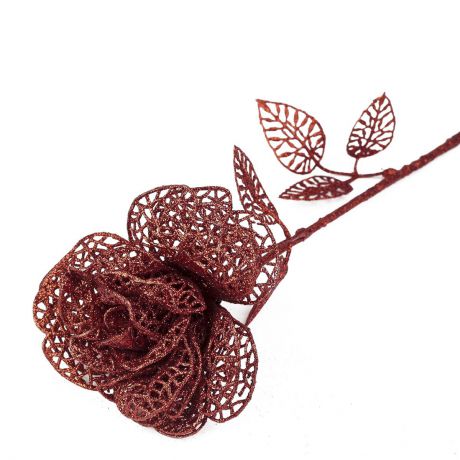 Искусственные цветы "Сияние Розочка", 3533288, красный, 64 см