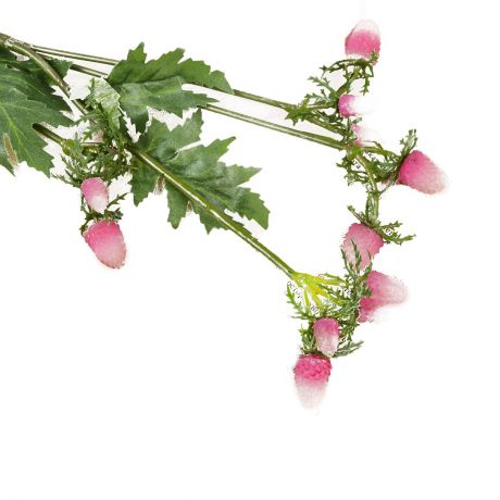 Искусственные цветы "Ветка с ягодами", 3797179, розовый, 50 см