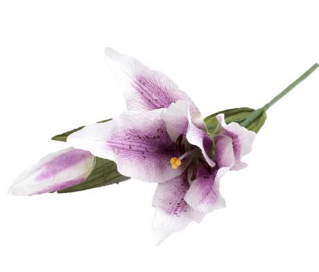 Искусственные цветы "Лилия", 3257371, сиреневый, 48 см