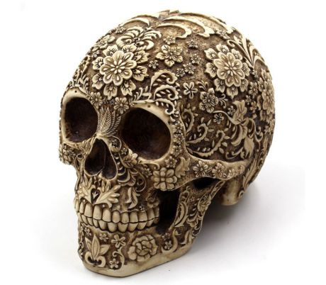 Декоративный череп "Резной"