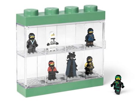Пластиковый кейс LEGO Ninjago Movie для 8 минифигур, зеленый