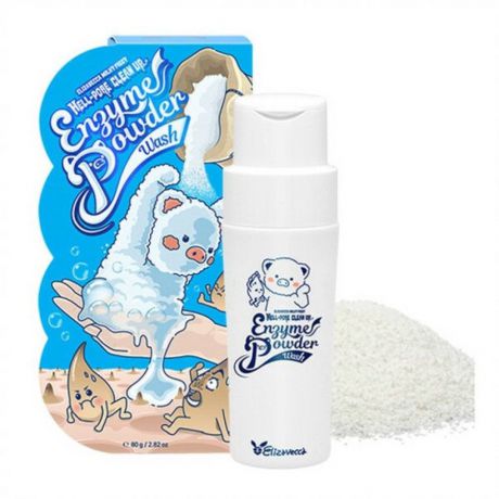 Elizavecca пудра очищающая энзимная для лица Milky Piggy Hell-Pore Clean Up Enzyme Powder Wash, 80 гр.