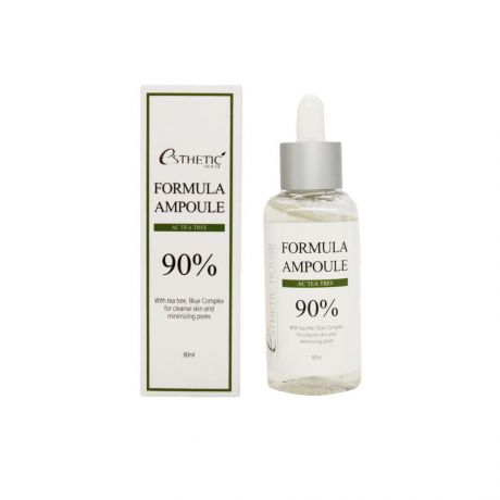 Esthetic House сыворотка для лица с чайным деревом 90% Formula Ampoule Ac Tea Tree, 80 мл.