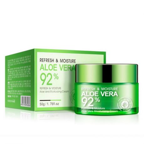 BIOAQUA Освежающий и увлажняющий крем-гель для лица и шеи Aloe Vera, 50гр