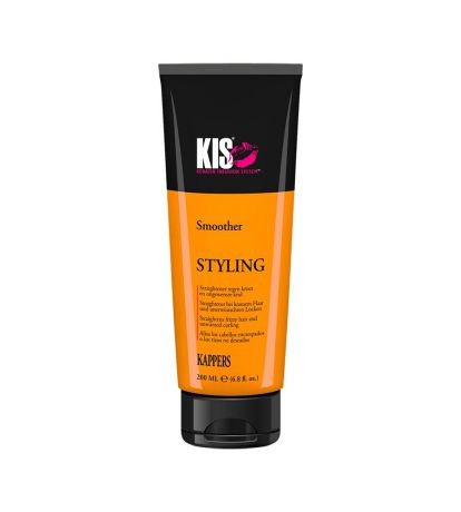 Кератиновый гель-блеск KIS Smoother для временного нехимического выпрямления вьющихся волос, 200 мл