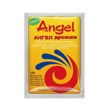 Дрожжи сухие быстродействующие Angel, 15 г.