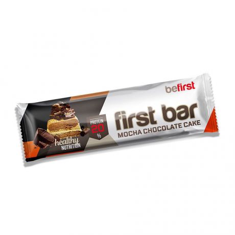 Батончик протеиновый Be First First bar 40 гр * 24 шт, шоколад-мокко в шоколадной глазури