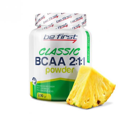 Аминокислоты Be First BCAA 2:1:1 Classic Powder 200 гр, ананас