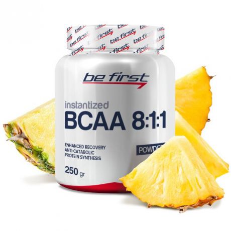 Аминокислоты Be First BCAA 8:1:1 Instantized Powder 250 гр, ананас
