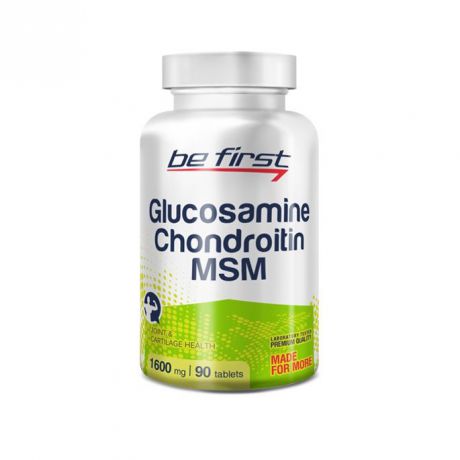 Препарат для суставов и связок Be First Glucosamine Chondroitin MSM 90 таблеток