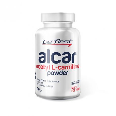 Карнитин Be First Alcar (Acetyl L-Carnitine) Powder 90 гр, без вкуса