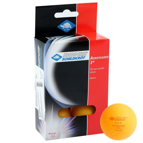 Мяч для настольного тенниса Donic Avantgarde 3, 4243533, оранжевый, 6 шт