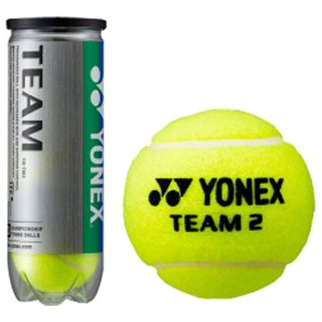 Мяч теннисный Yonex Team 3B, 884209, желтый, 3 шт
