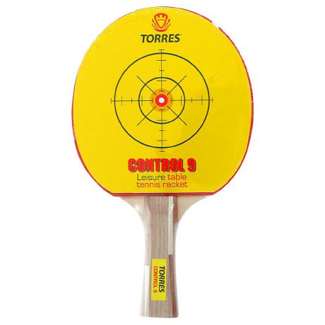 Ракетка для настольного тенниса Torres Control 9, 1089346, для начинающих, накладка 1,8 мм
