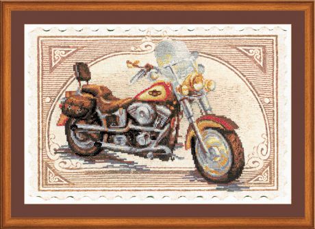 Набор для вышивания крестом Риолис "Harley Davidson" (38 х 26 см.)