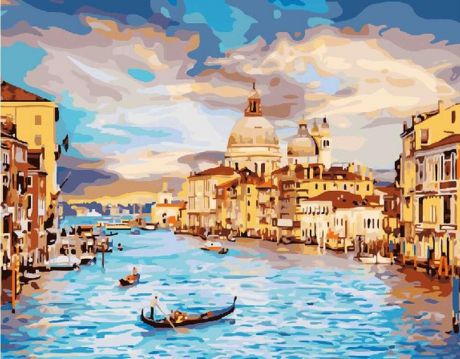 Картина по номерам Цветной "Венеция" 40х50см