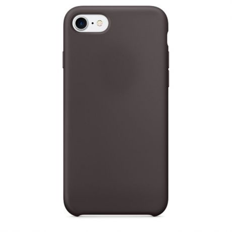 Чехол силиконовый Silicone Case для iPhone 7 / 8, какао