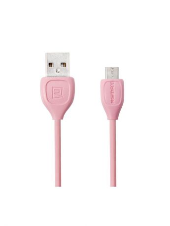Кабель USB-Micro Lesu Pink 1m