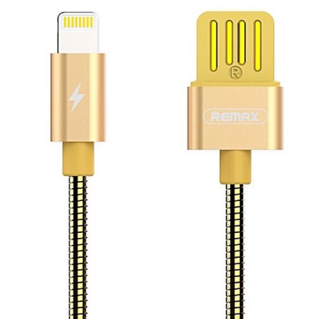 USB кабель Remax RC-080i Lightning золотой