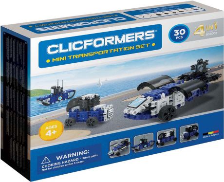 Clicformers Конструктор Transportation Set Mini 30 деталей