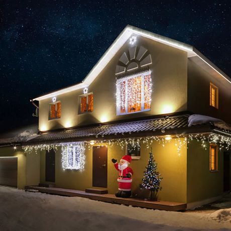 Комплект Neon-Night "Luxury", для новогоднего украшения дома, цвет гирлянд: теплый белый. 500-096