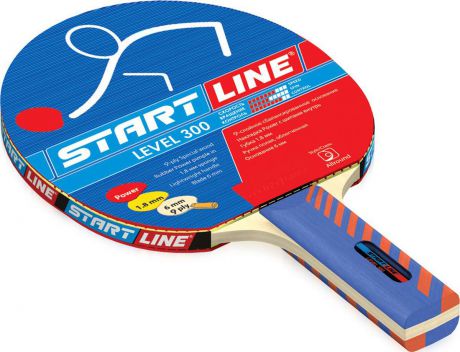 Ракетка для настольного тенниса StartLine "Level 300", прямая