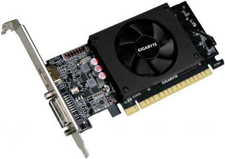 Видеокарта nVidia GeForce GT710 Gigabyte PCI-E 2048Mb, GV-N710D5-2GL