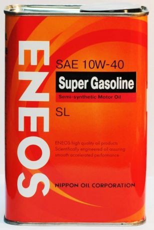 Масло моторное ENEOS "Super Gasoline", полусинтетическое, 10W-40, 0,94 л