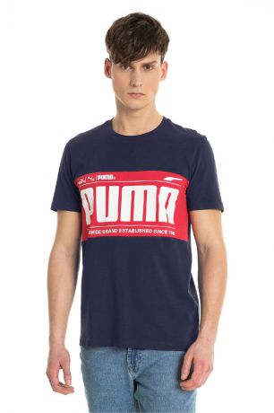 Футболка PUMA Graphic Logo Block Tee