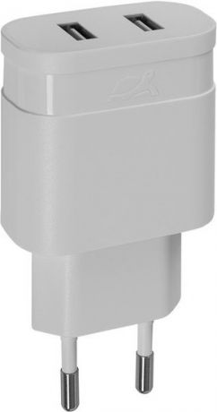 СЗУ Rivacase Rivapower 4122Wo 2 USB 2,4A универсальное White