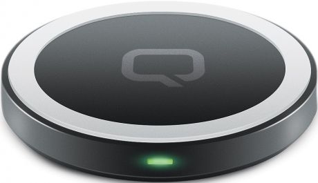 Беспроводное зарядное устройство Qumo PowerAid QI mini table Black