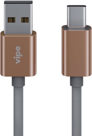 Дата-кабель Vipe USB - USB Type-C 1м Silver