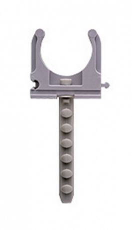 Скоба-держатель для металлопластиковых труб в комплекте с дюбелем ЗУБР 25 мм, 5 шт