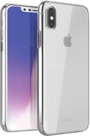 Клип-кейс Uniq Apple iPhone XS тонкий пластик прозрачный