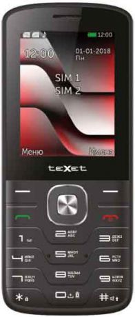 Мобильный телефон teXet TM-D329 Dual sim Black-Red