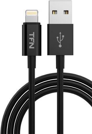 Дата-кабель TFN USB-8-pin Apple Lightning Black